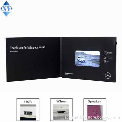 FOCUS 4.3inch video brochure for promotion gift in exhibition